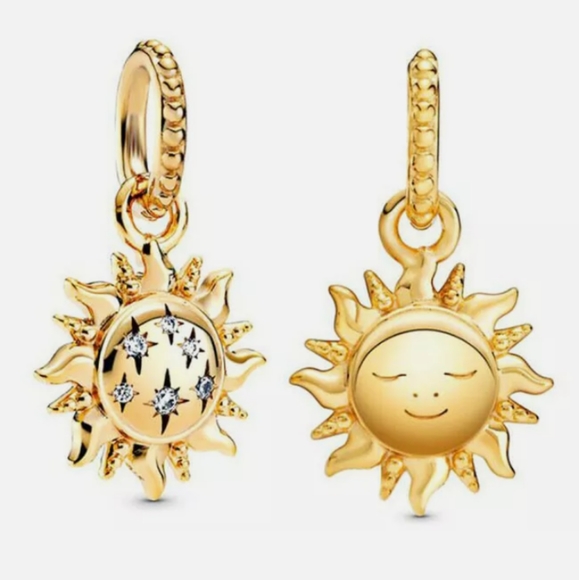 Golden Sun Charm - Picture 1 of 3